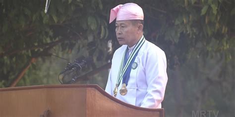 77th Anniversary Union Day :State Flag Saluting Ceremony in Nay Pyi Taw ...