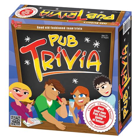 Pub Trivia by University Games | Pub games, Trivia games, Kids party games