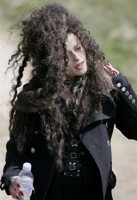 Hermione being Bellatrix - on the set - Bellatrix and Hermione Photo (19513121) - Fanpop