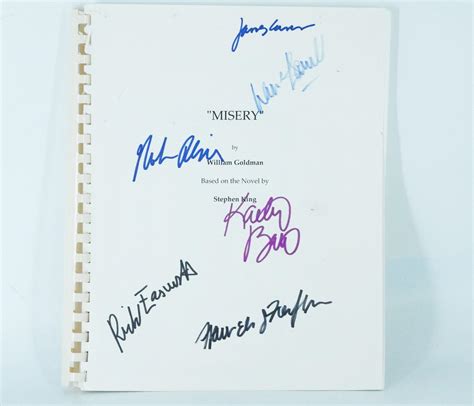 At Auction: Misery (1990) Cast Signed Full Script W/COA