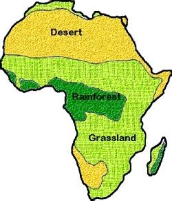 Africa Grasslands Map