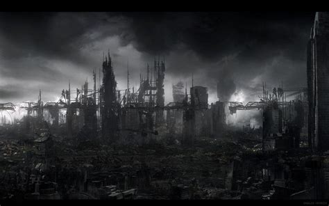 Destroyed City Background (62+ images)