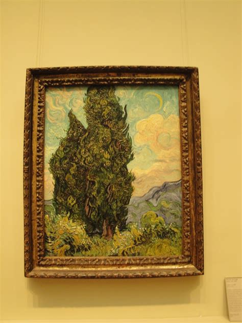 Vincent Van Gogh "Cypresses" 1889 | Mrs. Hood's Art Room