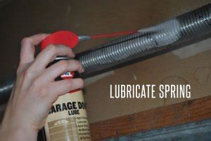 Garage door lubrication - Maintenance Services Direct