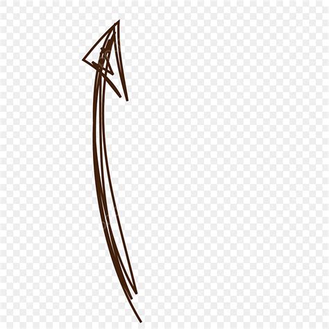 Hand Drawn Arrow Vector Art PNG, Hand Drawn Curved Directional Arrow ...