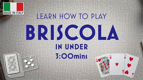 Learn Briscola in under 3mins - Italian Card Game - c4gamingstudio.com