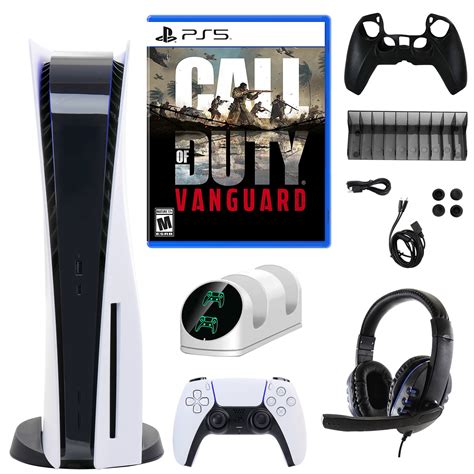 Sony PlayStation 5 Core with COD:Vanguard and Accessories Kit (PS5, PlayStation Disc Version ...