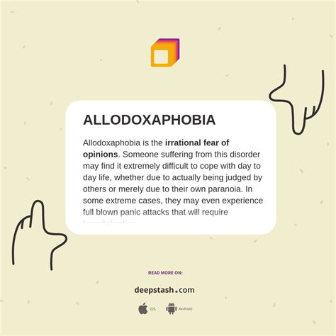 ALLODOXAPHOBIA - Deepstash