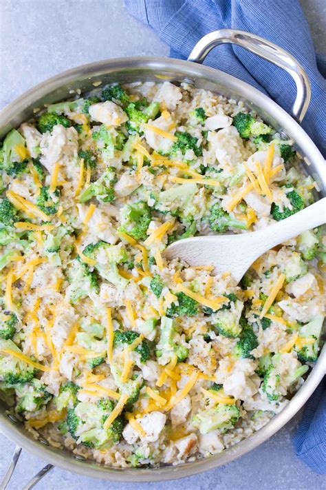 One Pot Chicken, Broccoli and Rice Casserole - Kristine's Kitchen