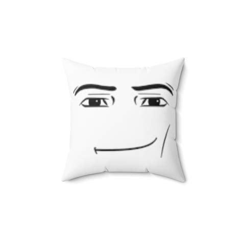 Roblox Chad Face Meme Spun Polyester Square Pillow - Etsy