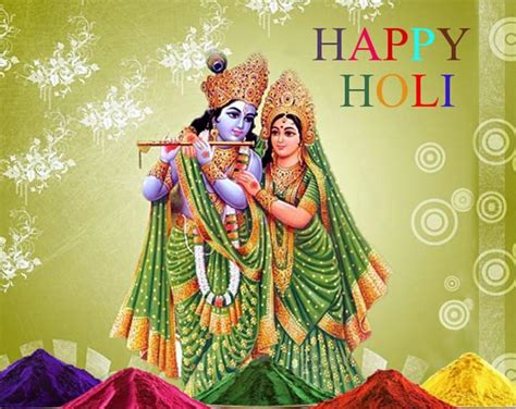 Happy Holi 2017: Radha Krishna Photos 3D Images HD Wallpapers Free Download With Quotes Cover Pics