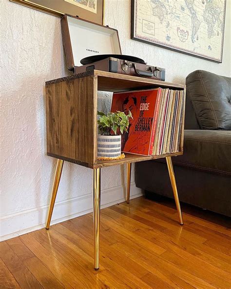 Give Your Turntable and Records a Proper Mid-Century Modern Cabinet