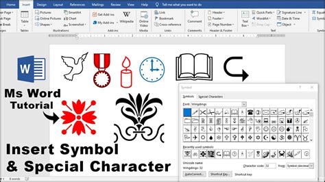 Ms Word Tutorial: How to Using Different Types of Symbol In Ms word | Symbol & Special Character ...