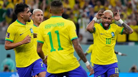 Brazil put on their dancing shoes, beat Korea 4-1 | Football News - Hindustan Times