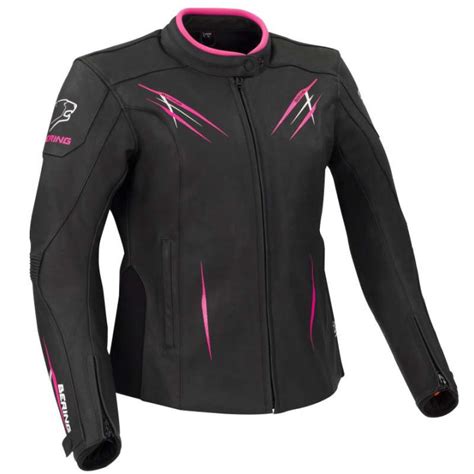 Blouson moto cuir femme fin de série Bering LADY BRUTALIA - Ixtem-moto.com