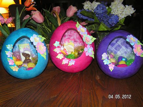 cricut projects | Papier-Mache Easter Egg Baskets | Southern Cricut Lady Paper Mache Crafts, Egg ...