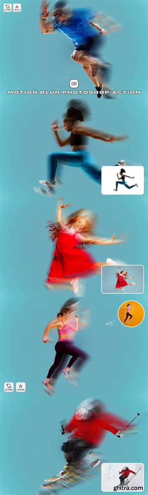 Motion Blur Photoshop Action » GFxtra