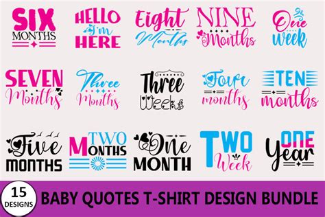 Baby Quotes T-Shirt Bundle, Graphic by PL Graphics Store · Creative Fabrica