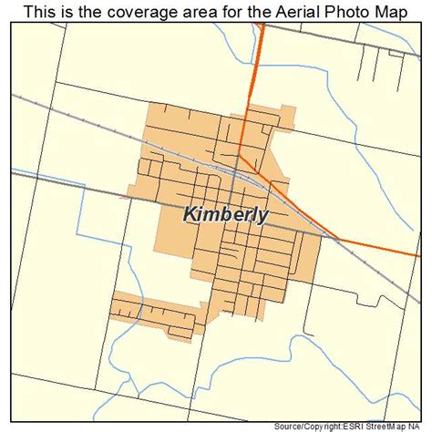 Aerial Photography Map of Kimberly, ID Idaho