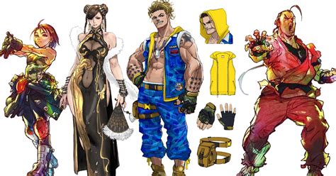 Street Fighter 5 Concept Art & Characters