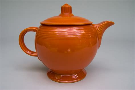 Fiesta Pottery For Sale Vintage Fiestaware Original Red Medium Size Teapot