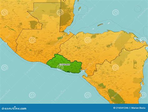 Map Showing Salvador,Brazil On The World Map. Royalty-Free Stock Image ...