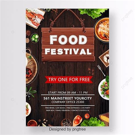 Food Festival Poster Template Download on Pngtree