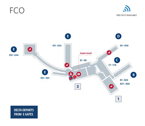 Rome Airport Map - Your Guide to Fiumicino International Airport