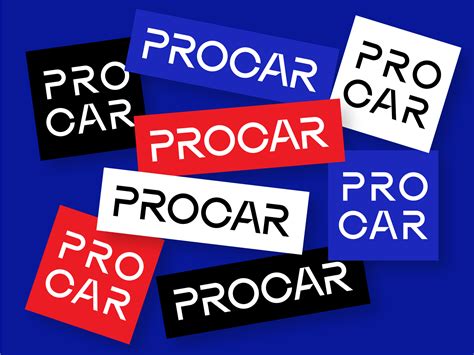 ProCar logo exploration by Zigmas Vagonis on Dribbble