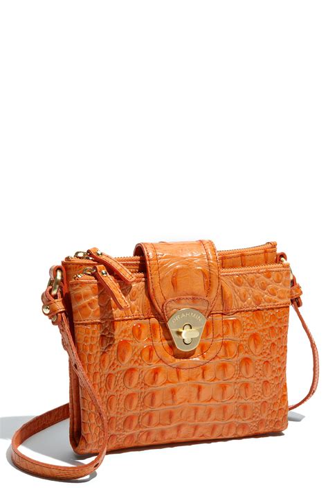 Brahmin Melborne Mojito Crossbody Bag in Orange (cantaloupe) | Lyst