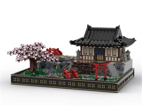 LEGO MOC Japanese Diorama by plan | Rebrickable - Build with LEGO