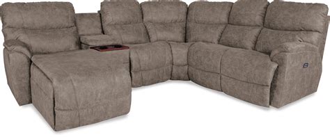 Trouper 5 PC Power Reclining Sectional 4DP+04C+4SP+4VV+4CS-724 by La-Z ...