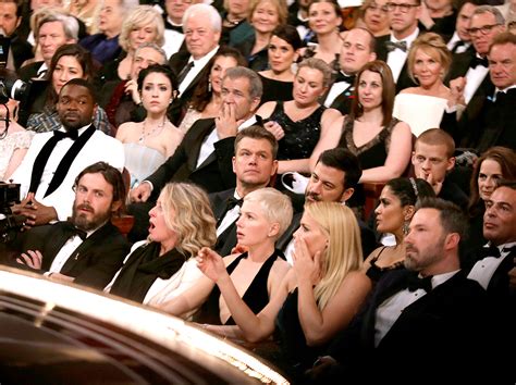 See Matt Damon, Michelle Williams, More Stars’ Faces During Oscars Flub