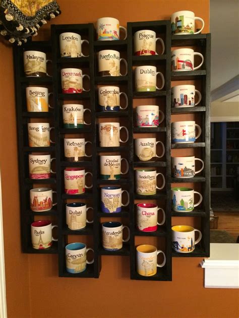 My Starbuck's mug shelf #mugdisplay My Starbuck's mug shelf | Mug ...