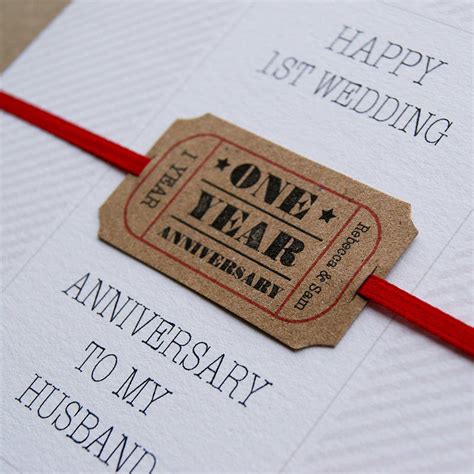 First Wedding Anniversary Ideas