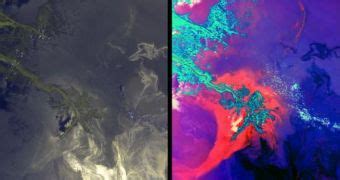 NASA Images Contaminated Louisiana Coastlines