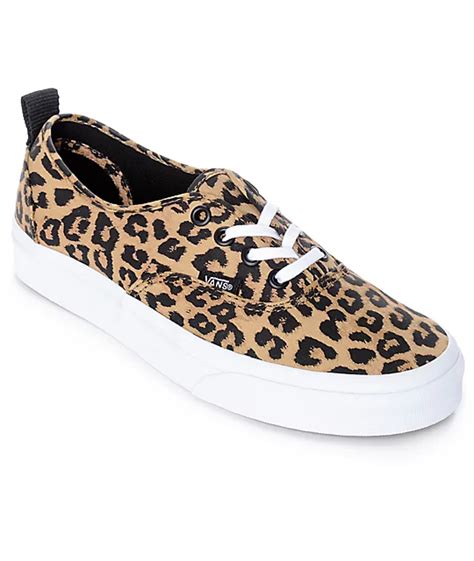 Vans Authentic Leopard Print & True White Skate Shoes at Zumiez : PDP