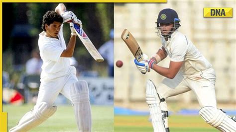 Arjun Tendulkar emulates father Sachin's feat, smashes maiden ton on ...