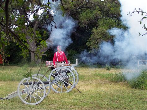 Cannon Firing – Celia Hayes – The Accidental Texan