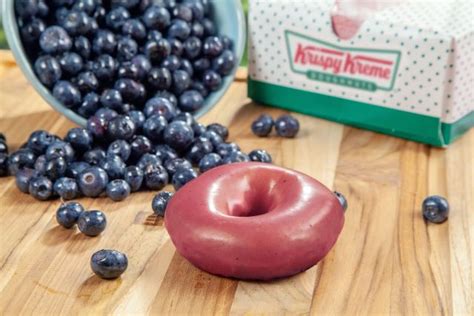 Krispy Kreme's New Blueberry Glazed Donut Available for One Week ...