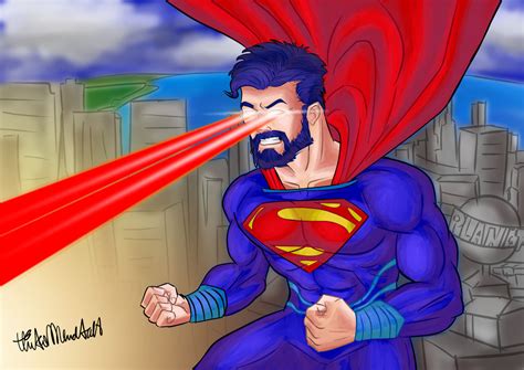 Superman Heat Vision by thiagomendanha on DeviantArt