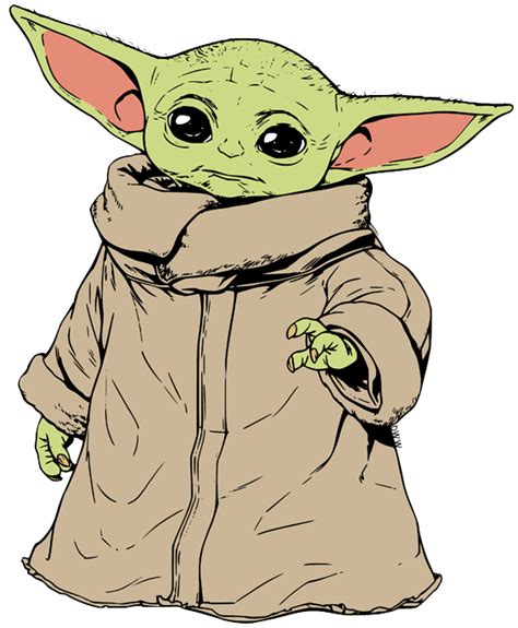 Star Wars Clipart Baby Yoda - Pregnancy Depression