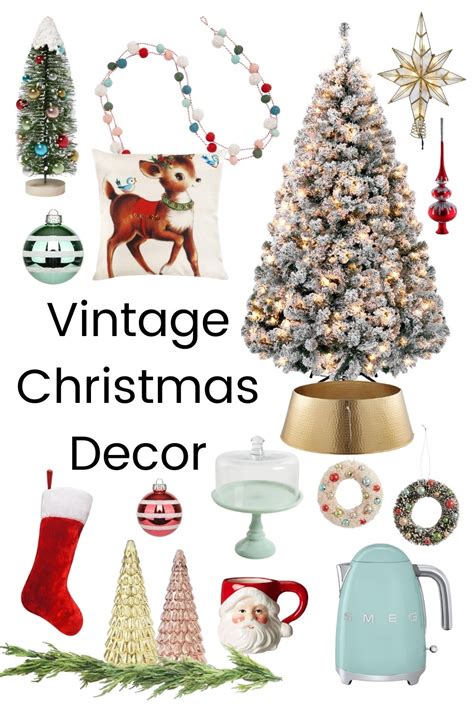 Vintage Retro Christmas Decor - Jenuine Home