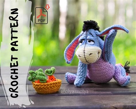 Crochet Pattern | Dreamy Donkey Eeyore | PDF | ENGLISH