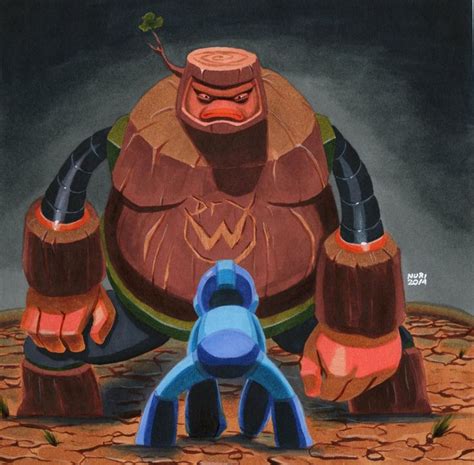 Wood Man (Mega Man) by Nuri Durr Mega Man Art, Man Vs, Geek Girls ...