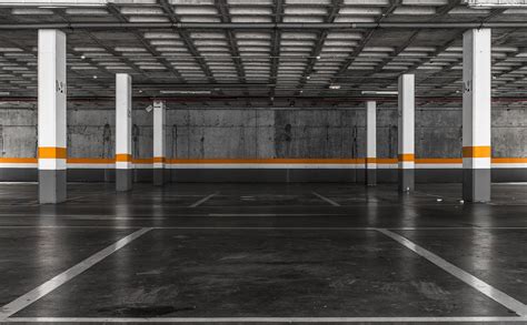 Empty Garage Background