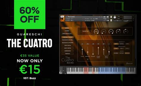 Save 60% on The Cuatro South American string instrument for Kontakt