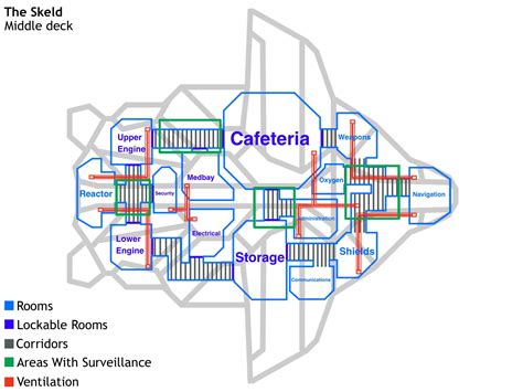 Made The Skeld map from Among Us fit with the ship in the icon. : r/gaming