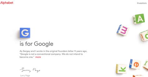 alphabet (google) | be you.