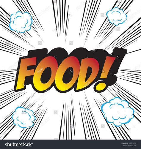 Pop Art Background Office Stamp With The Word Food 写真素材 148219097 : Shutterstock